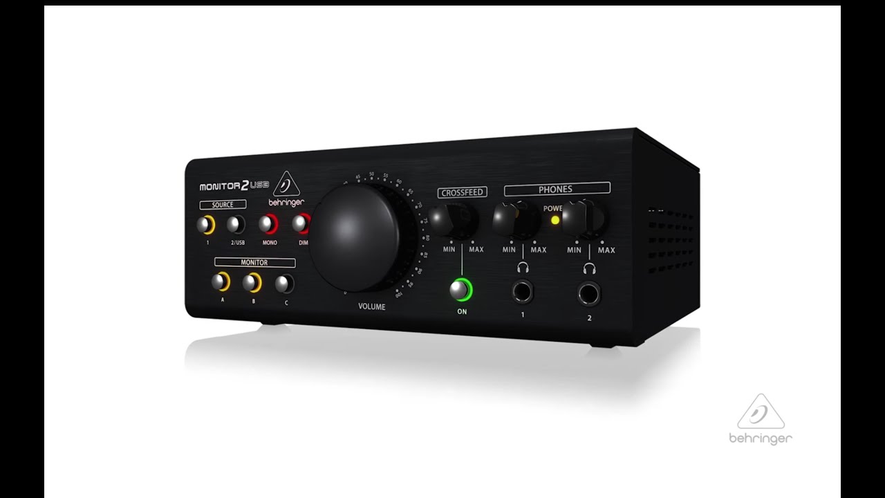 MONITOR2USB High-End Speaker and Headphone Monitoring Controller