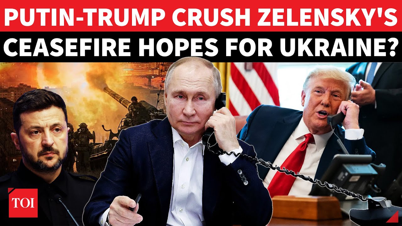 'NO CEASEFIRE': Putin-Trump Unite! Deliver Crushing Ukraine Blow To Europe & Zelensky | DETAILS