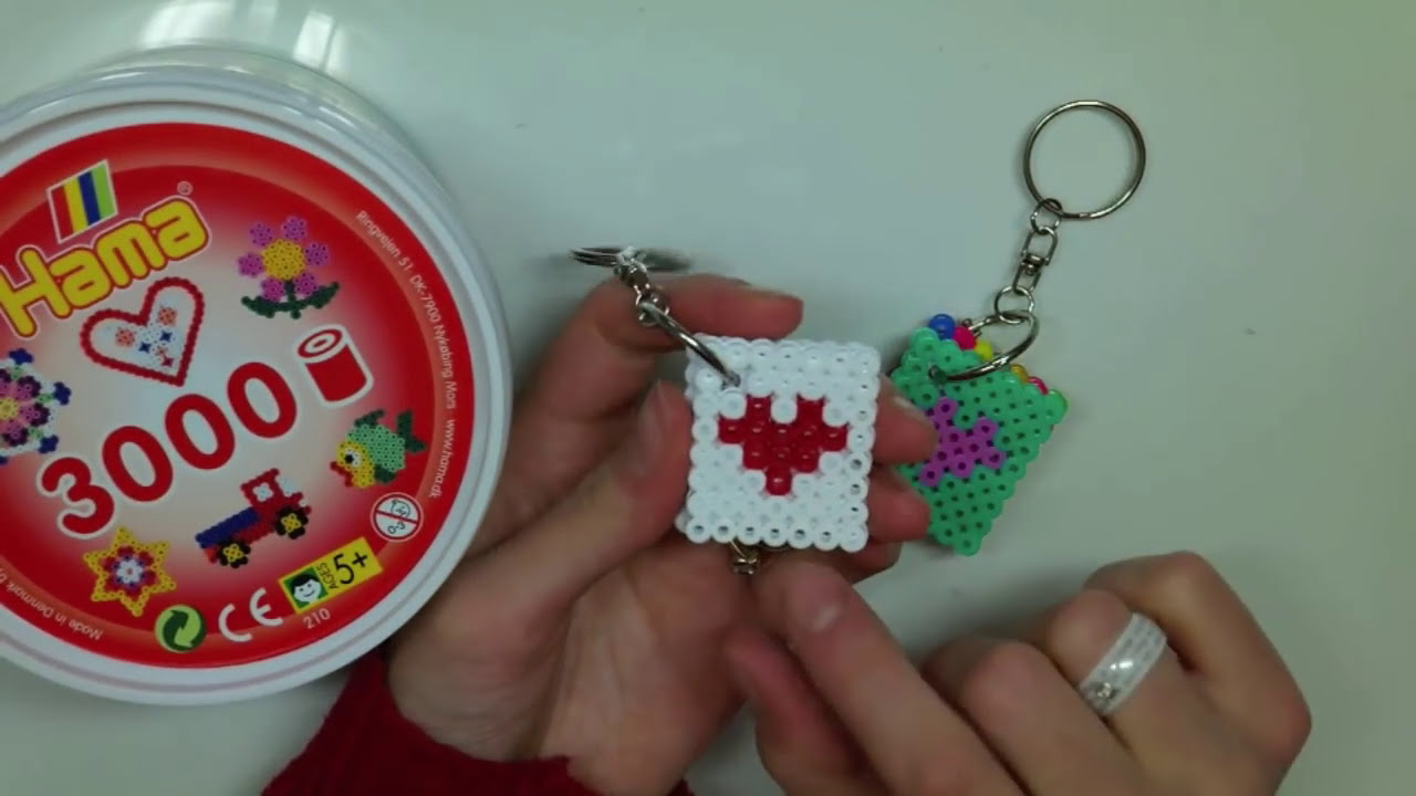 San Valentino: Portachiavi Fai da te con Hama Beads - Notes DIY