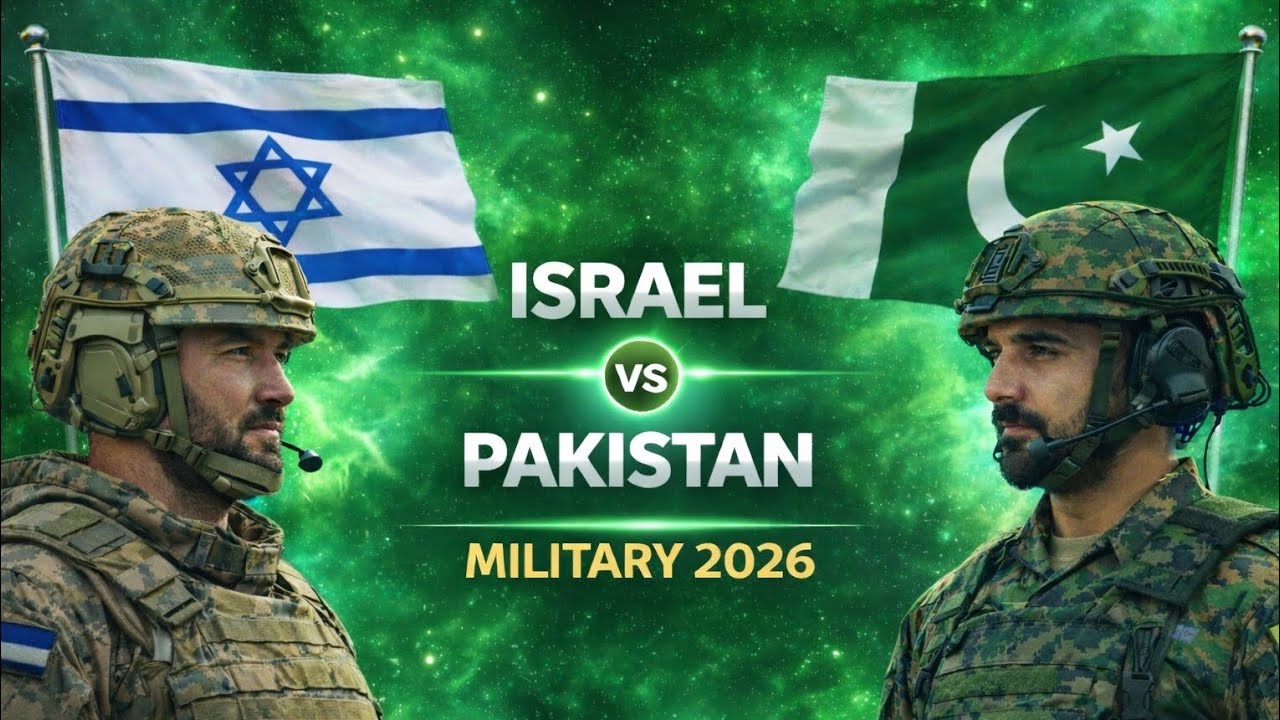 Israel vs Pakistan Army Comparison 2026 | Air Force, Navy, Budget & Power