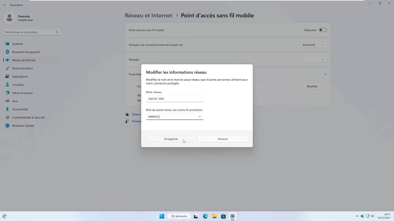 Comment personnaliser le point d'acc&egrave;s sans fil sur Windows 11