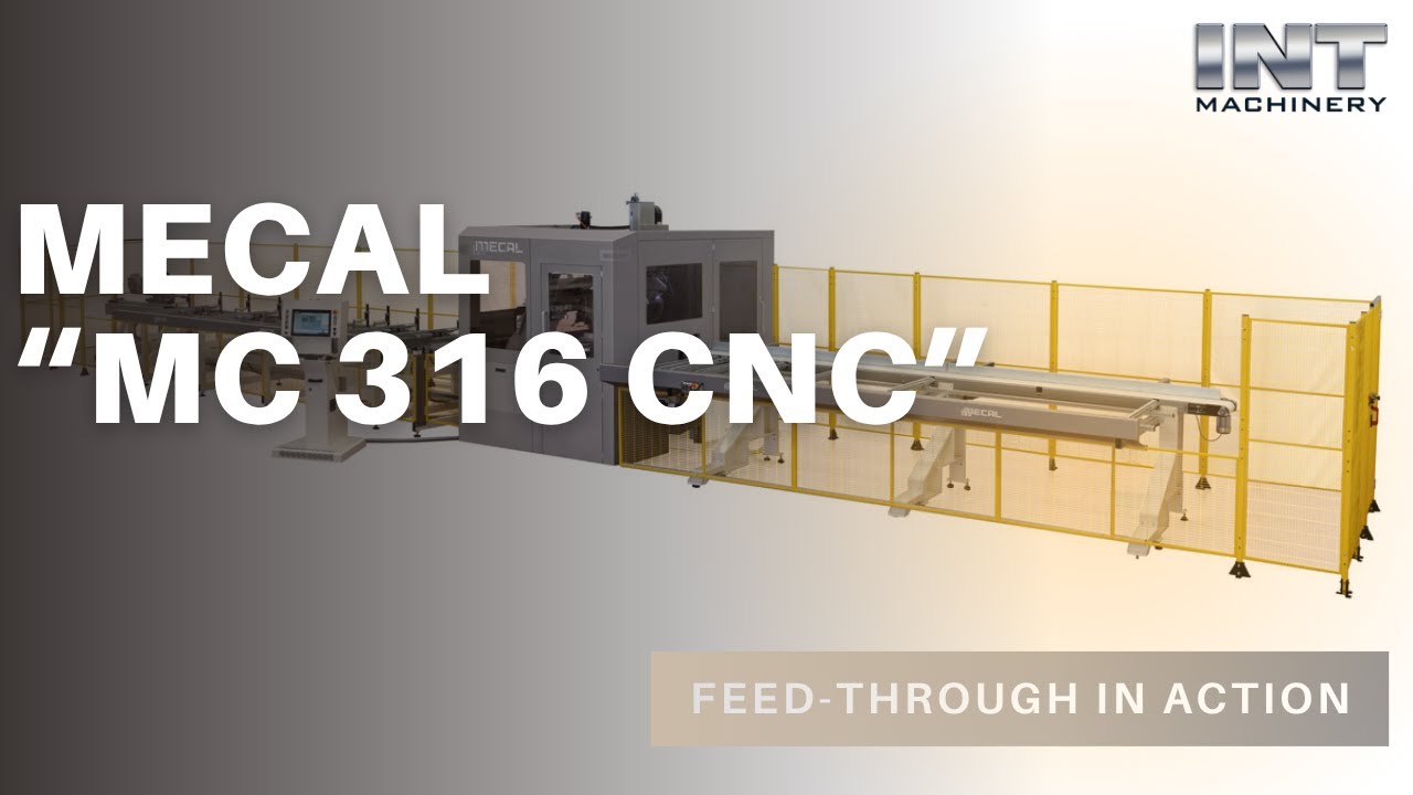 Mecal MC 316 Feed-Through Aluminum Profile Fabrication Centre