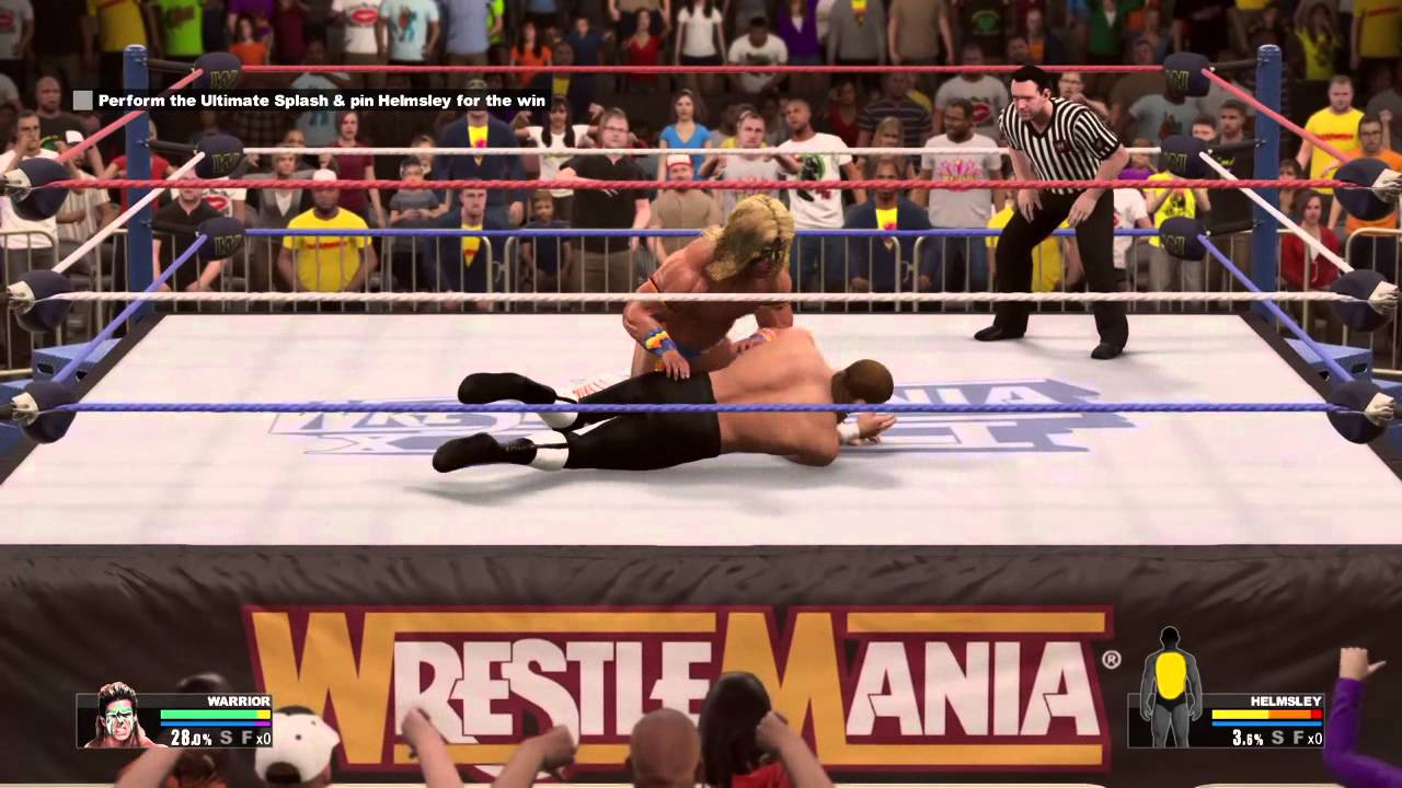 WWE: 2K15 - Ultimate Warrior vs Triple H (WrestleMania XII)