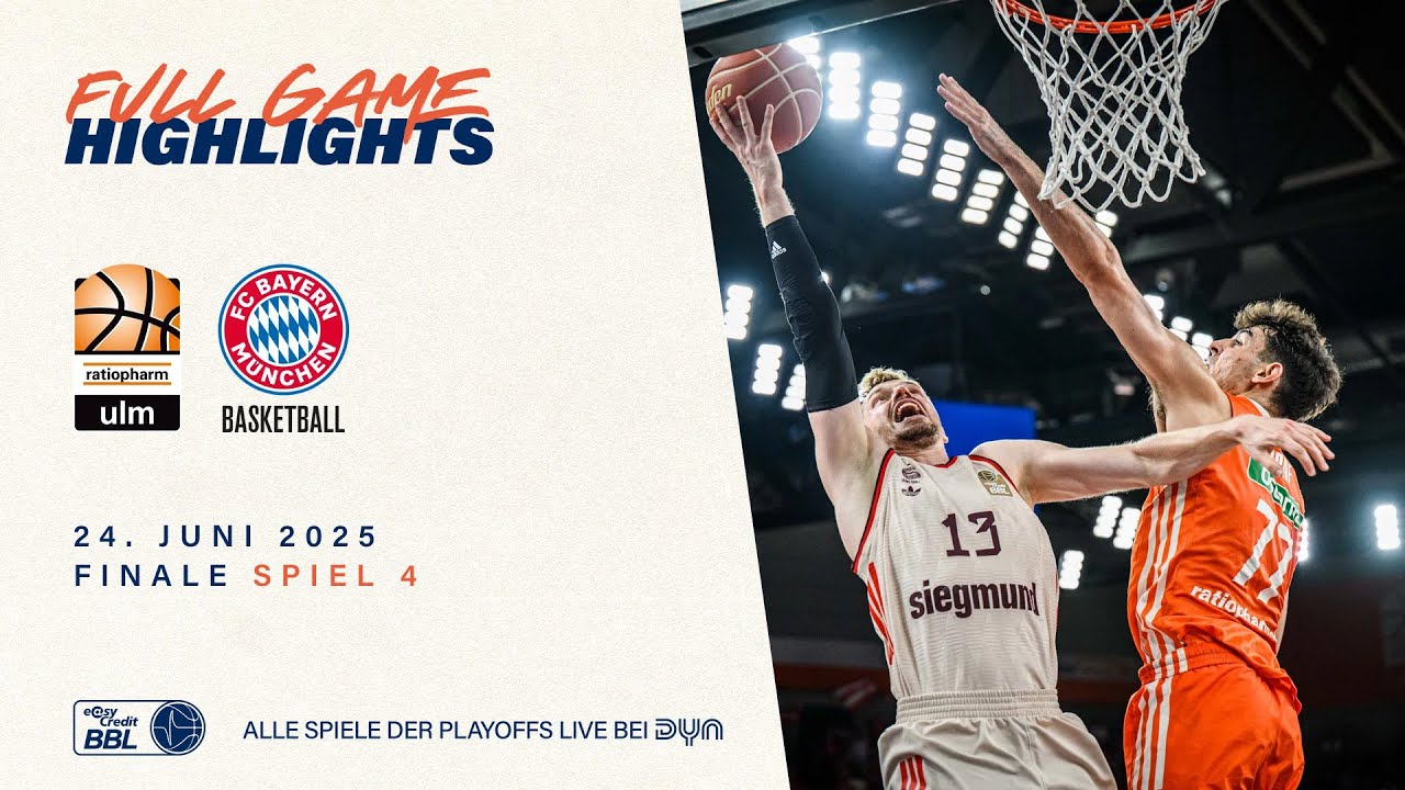 ratiopharm ulm vs. FC Bayern München Basketball - Full Game Highlights - Finale Spiel 4