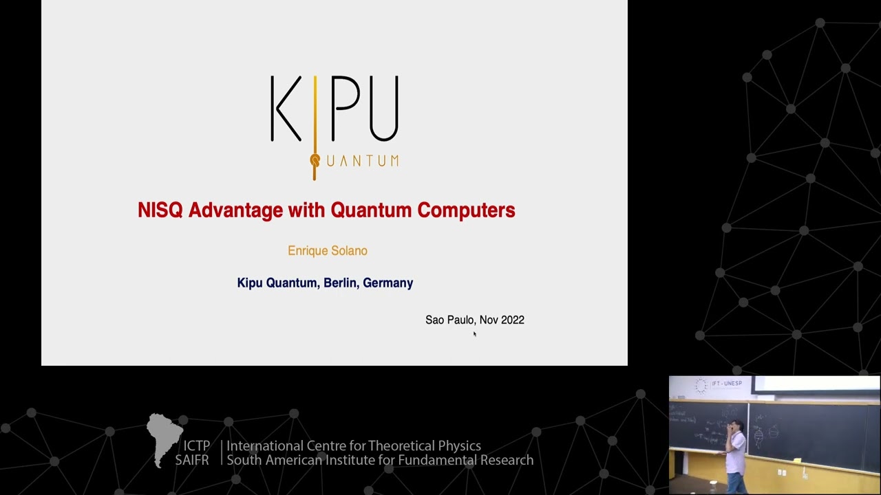 Enrique Solano: NISQ Advantage with Quantum Computers