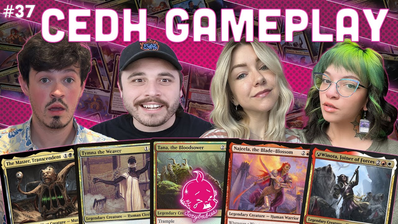 Play To Win VS Scrybabies✌️| Tymna Tana | Najeela | Winota | Master Transcendent | MTG CEDH Gameplay