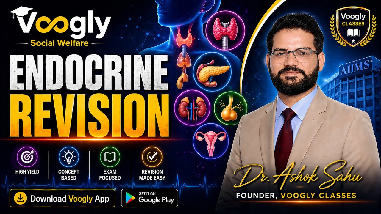 Endocrine Disorders Made Easy 🔬 | MSN Review Demo Class | Voogly by Ashok Sahu Sir | NORCET