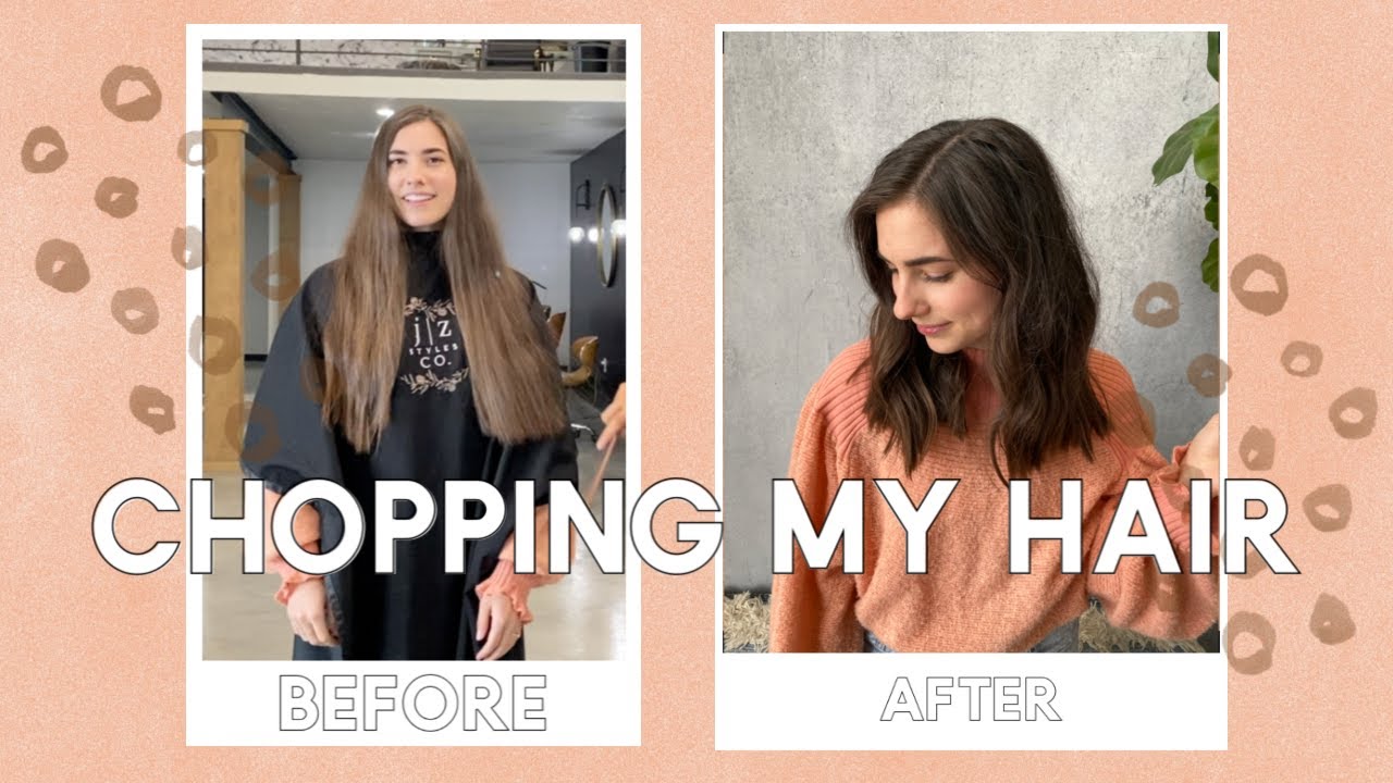 CHOPPING MY HAIR OFF!! (+ husband's reaction!)