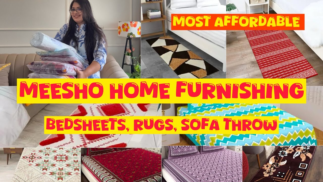 CHEAPEST Bedsheets & Runners from Meesho