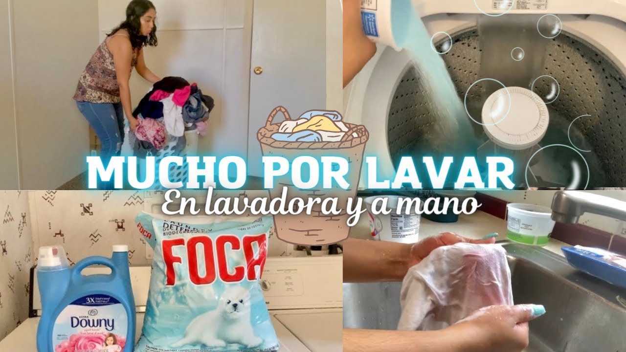 Mi RUTINA DE LAVADO DE ROPA 👖🫧 DETERGENTE ECONÓMICO
