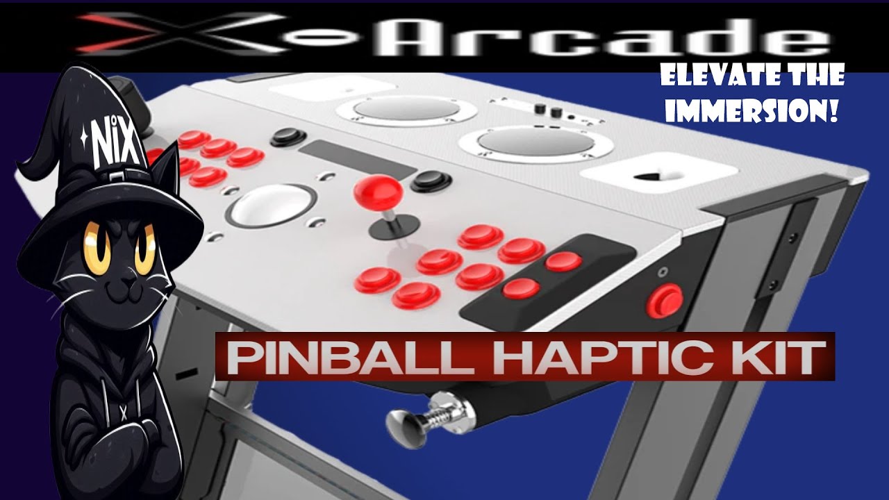 X-ARCADE 2TV-XR PINBALL HAPTIC KIT REVIEW - Elevate the Immersion