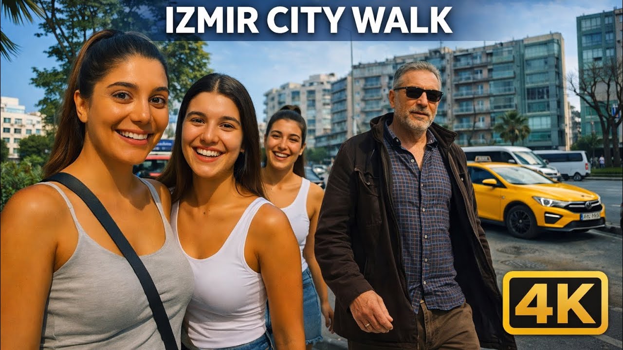 Izmir City Walk | Izmir’s Most Enjoyable Route Fahrettin Altay → Bostanlı in 4K