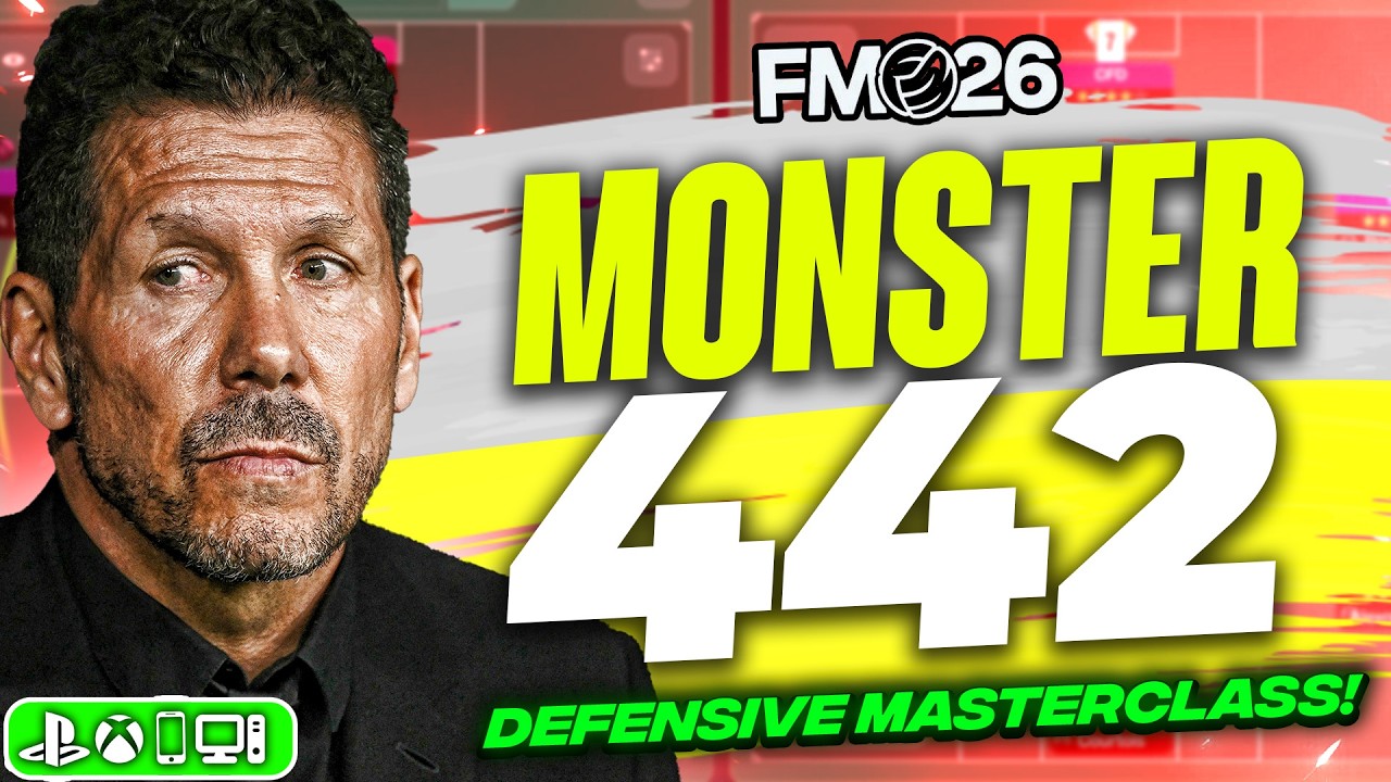 Эта тактика Симеоне 4-4-2 в FM26 &mdash; настоящий мастер-класс по обороне! (Победа в Лиге чемпионов) |...