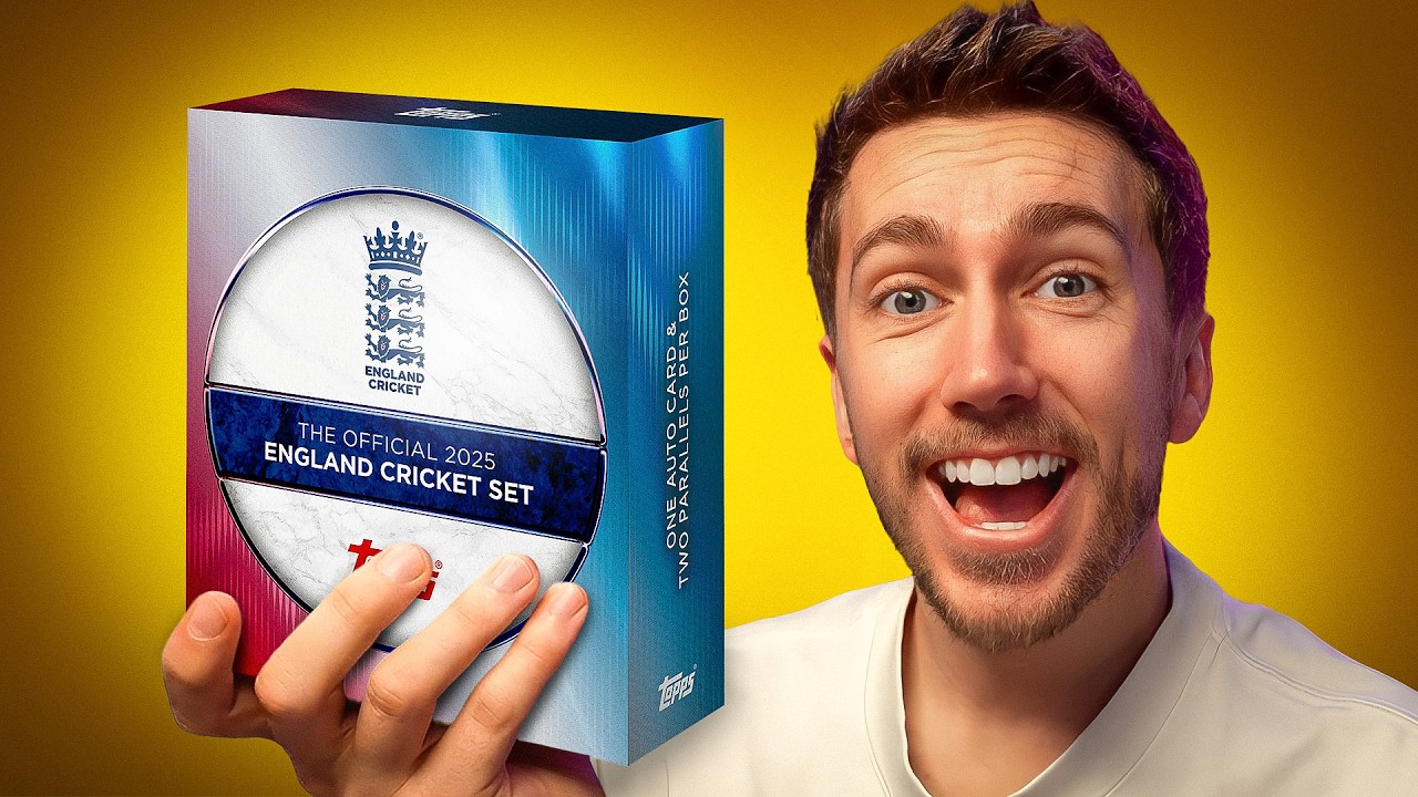 My FIRST TIME Opening A Cricket Cards Team Set!