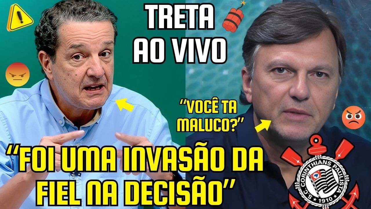 “INVASÃO DA FIEL INCOMODA O FLAMENGO!” — JUCA E MAURO BATEM DE FRENTE AO VIVO! - SHOW DA FIEL