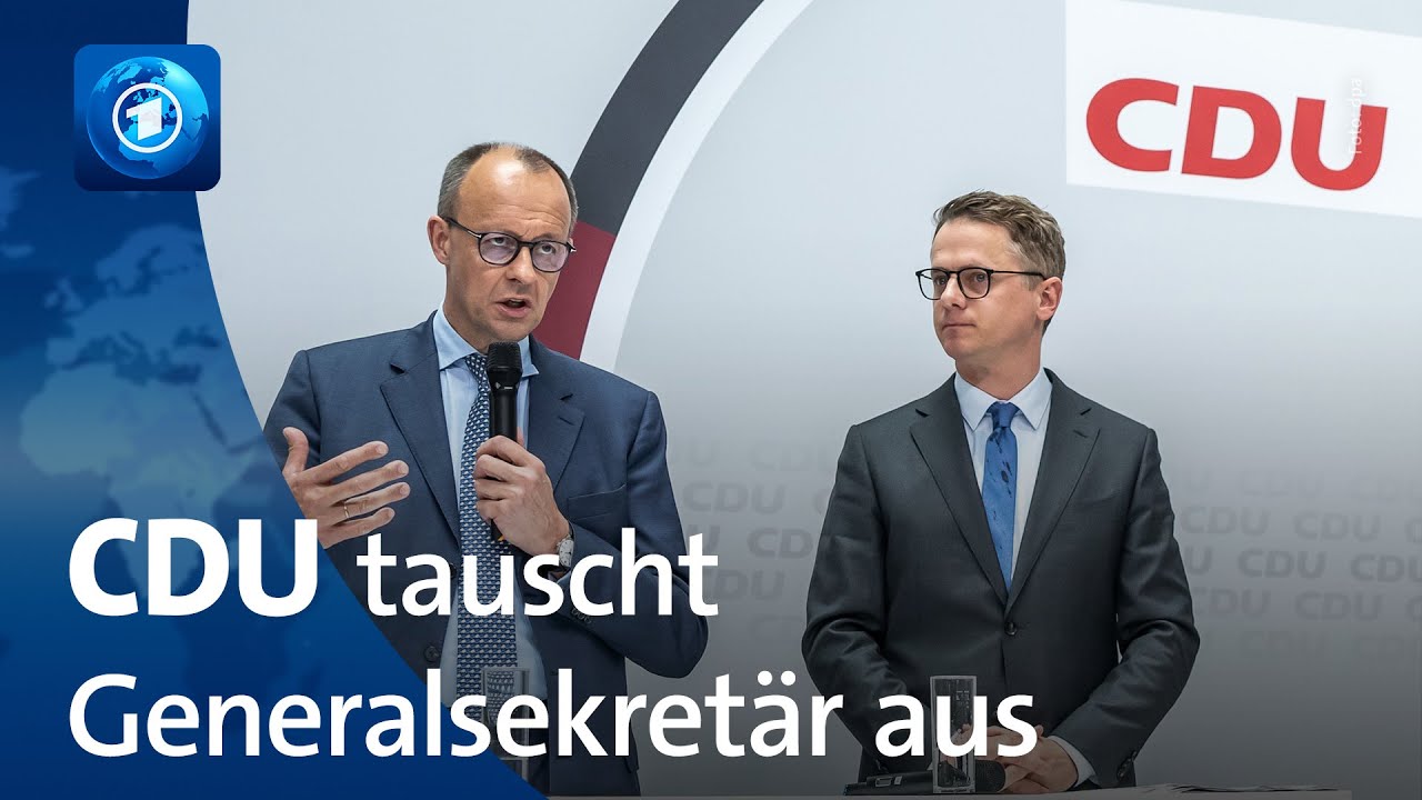 CDU-Chef Merz wechselt Generalsekret&auml;r Czaja aus