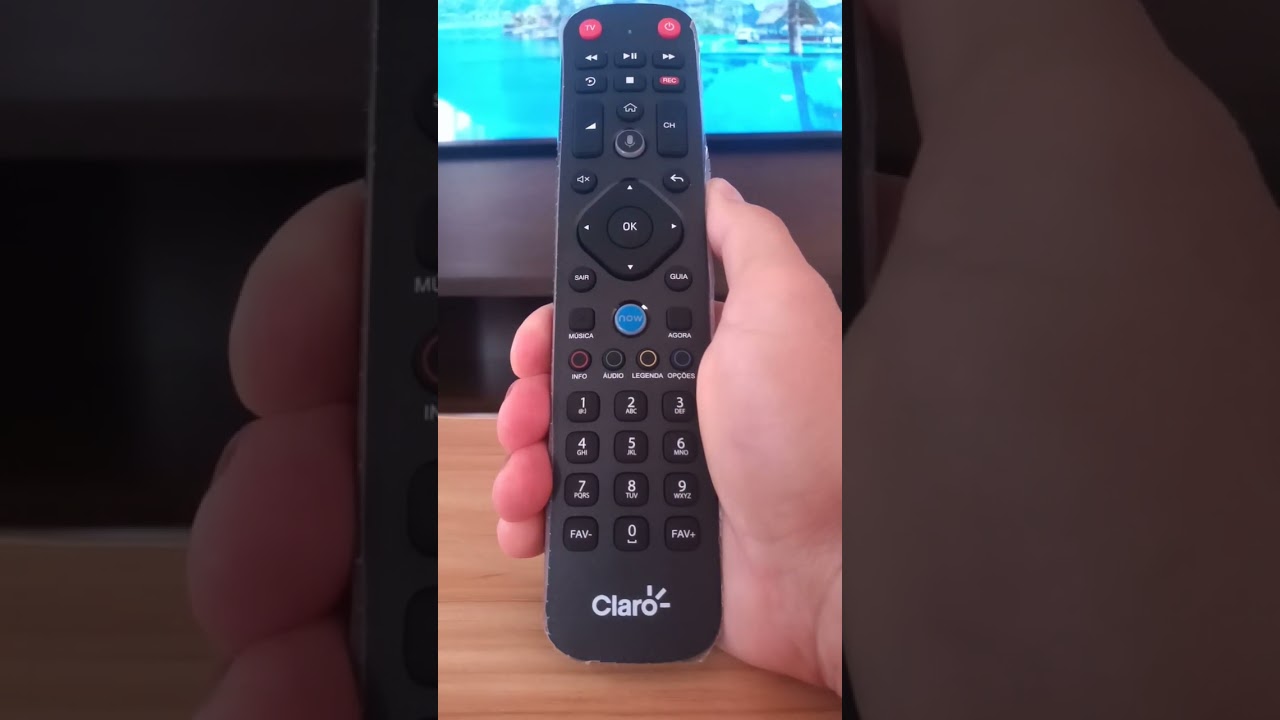 Controle Claro Net novo, configurar botão TV.