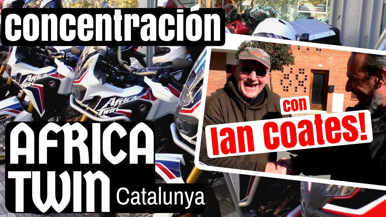 🏍 Concentraci&oacute;n HONDA AFRICA TWIN: entrevistamos a IAN COATES! 🏍🌍😱