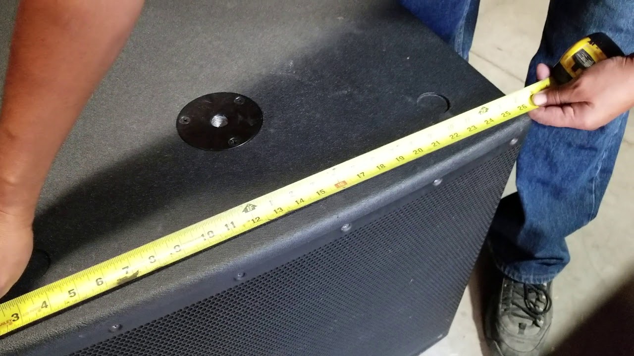 MEDIDAS DE CAJON * JBL * EON 618S ABEL PEREZ