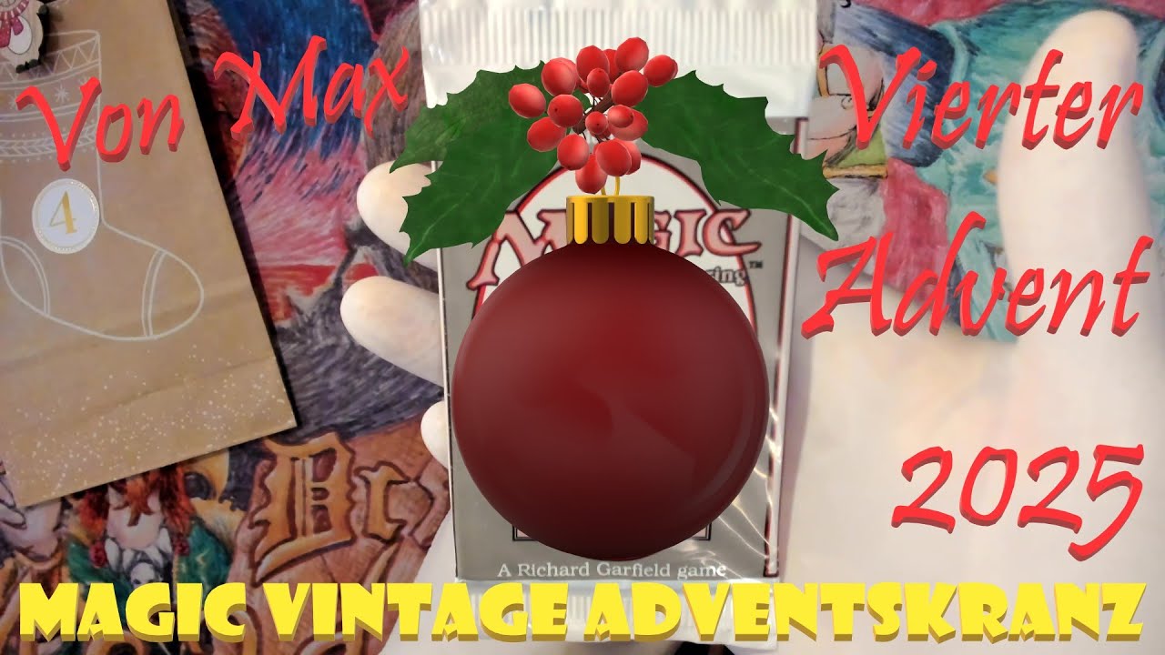 Magic Vintage Opening 225: URALTER WAHNSINNS-BOOSTER - ADVENTSKRANZ 2025 - VIERTER ADVENT - MtG