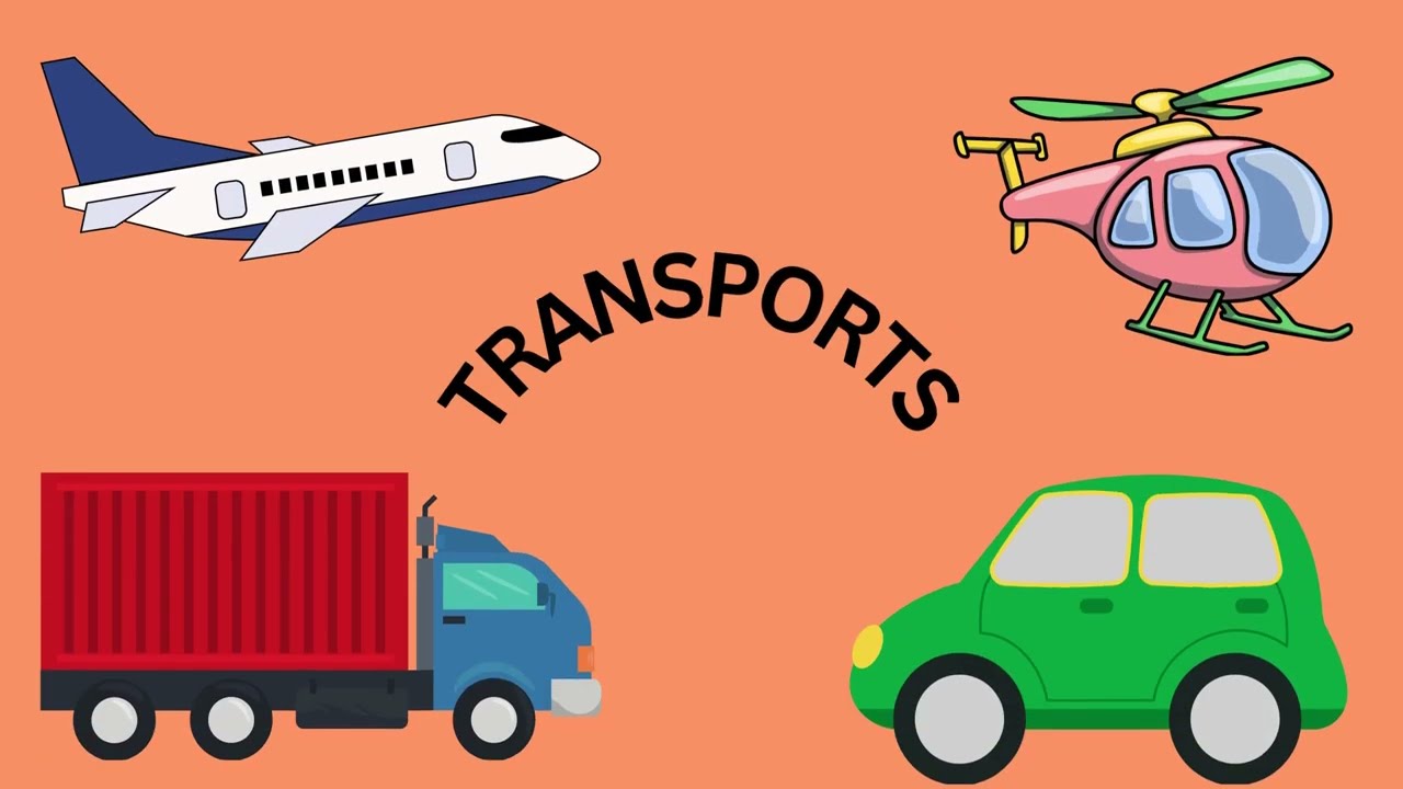 Transports | Learning Video | Toddler learning | Planet Cutekids