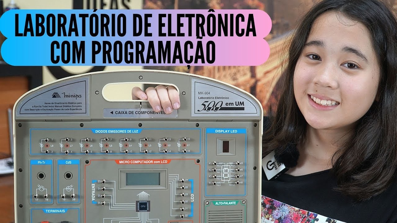 Laboratório Minipa , Laboratório de eletrônica Minipa 500 em 1 com Manuais, maleta eletronica minipa