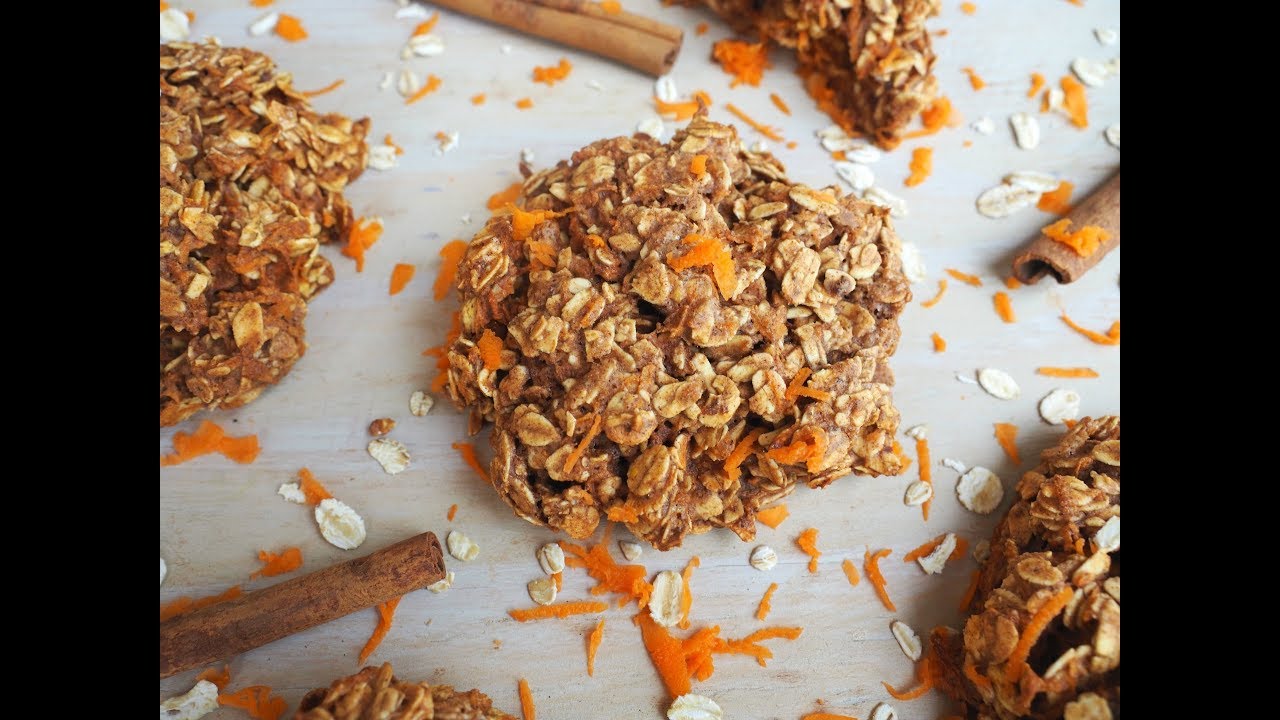Breakfast Recipe: Healthy Carrot Cake Breakfast Cookies by Everyday Gourmet with Blakely