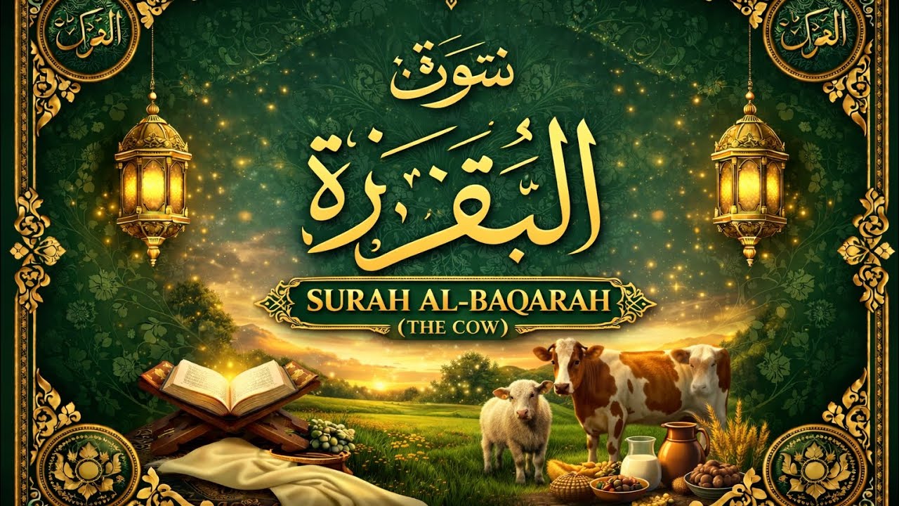 Surah Baqarah Full | घर से शैतान को निकाल देने वाली सूरह 🤍Surah Al-Baqarah | Complete Quran