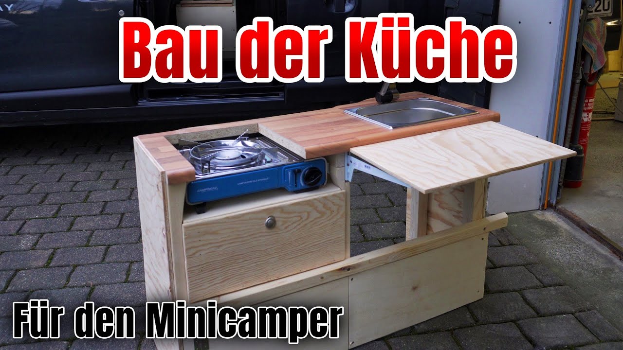 Möbelbau der Küche für den Camper 🍳 - Dacia Dokker Minicamper
