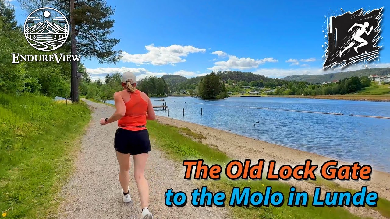 Virtual Running | The Old Lock Gate to the Molo in the Heart of Lunde