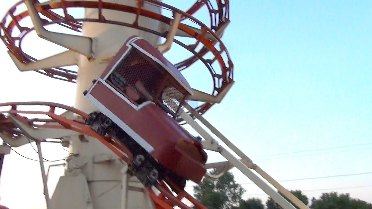 Insane Toboggan Roller Coaster POV Little Amerricka Wisconsin
