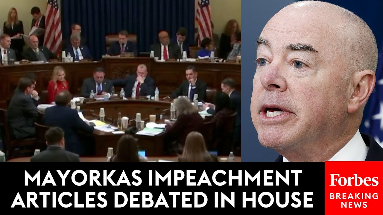 BREAKING NEWS: Republicans & Dems Debate Mayorkas Impeachment Articles In Homeland Cmte | Part 1