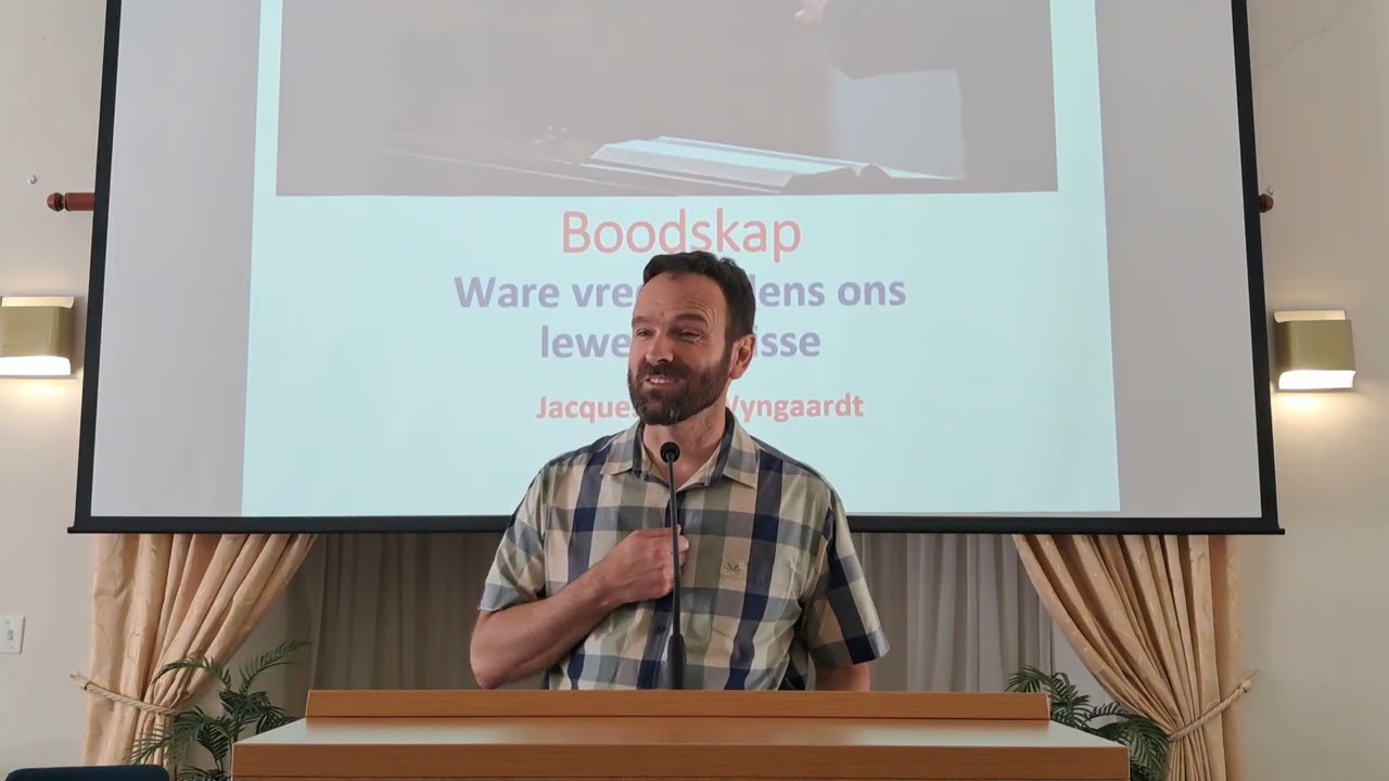 7 Desember 2025 - Ware vrede tydens ons lewenskrisisse - Markus 