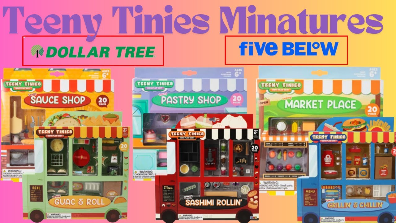 Unboxing Teeny Tinies Food Minatures