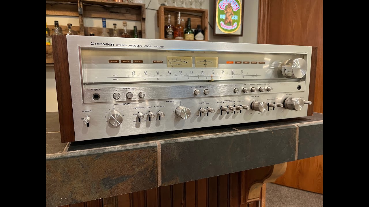 Обзор винтажного стереоресивера — Pioneer SX 950 1976 года