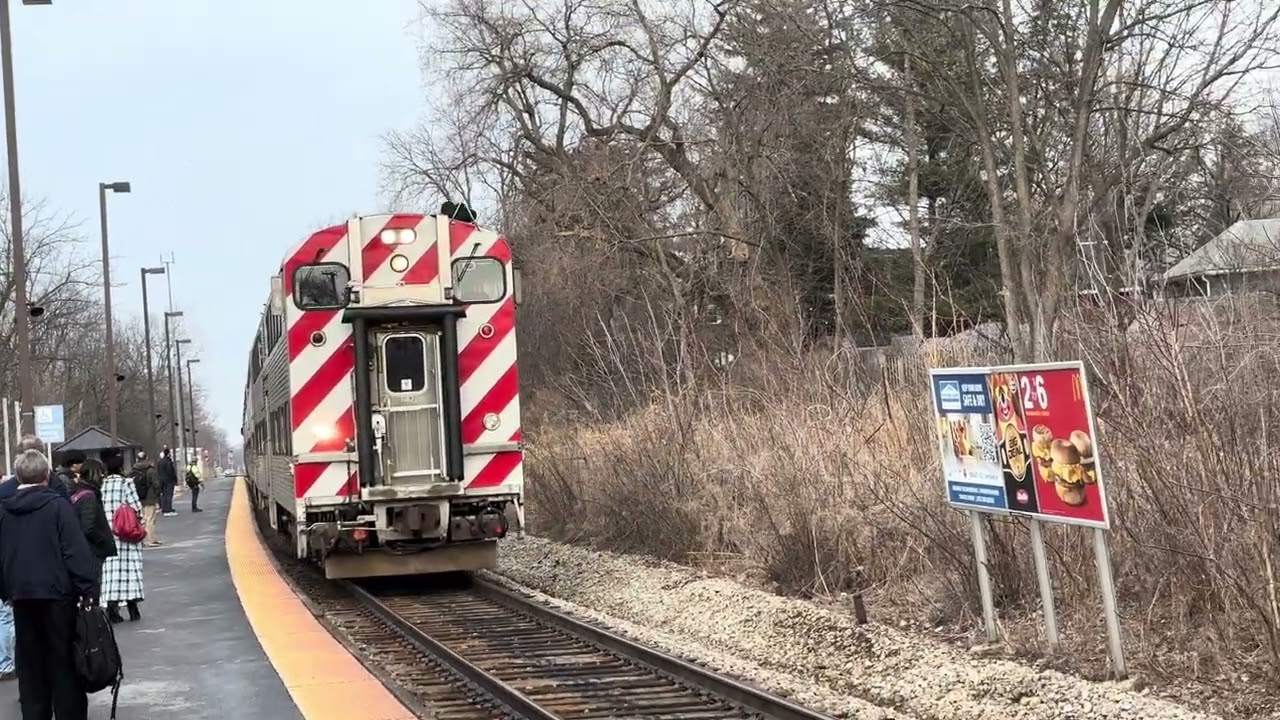 Metra Train Arriving #12