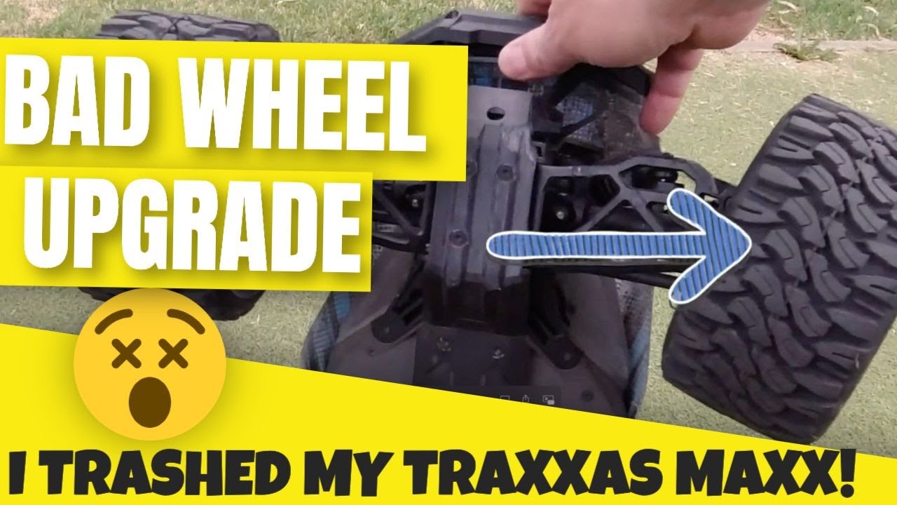 Traxxas Maxx Upgrades   The Tire Upgrade That Went Wrong !?!