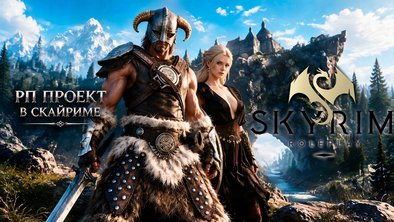 Я ПРОВЁЛ 24 ЧАСА НА ПРОЕКТЕ SKYRIM Role Play - Скайрим РП
