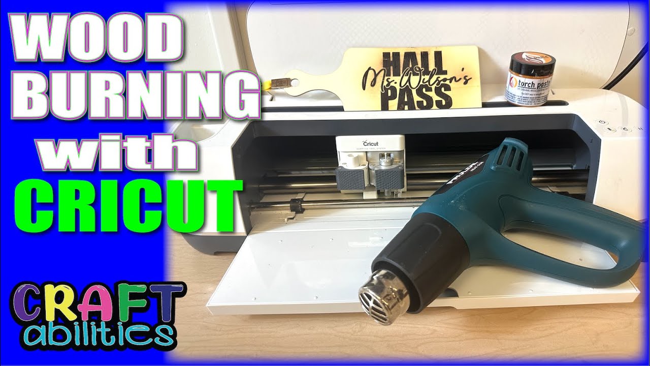 WOOD BURNING WITH CRICUT | HOW TO MAKE A STENCIL IN CRICUT DESIGN SPACE