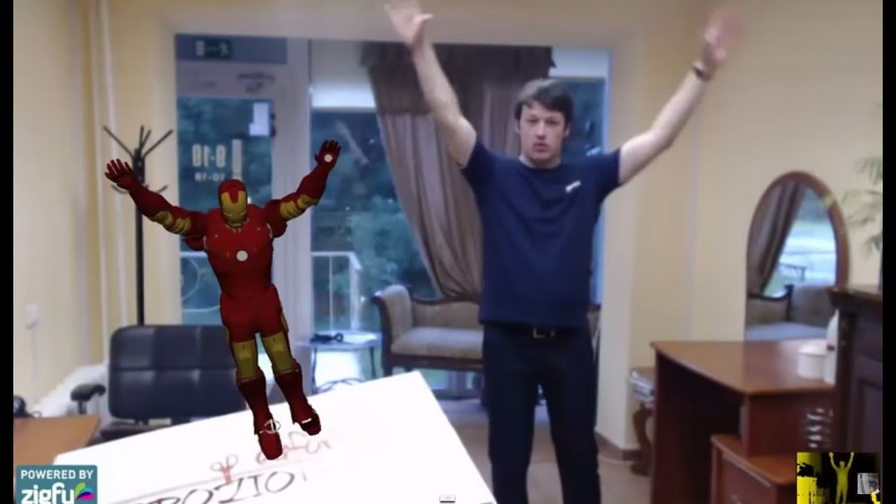 Augmented reality Tutorial No. 27: Unity3D, Vuforia, Zigfu and Kinect - Control Character with Body