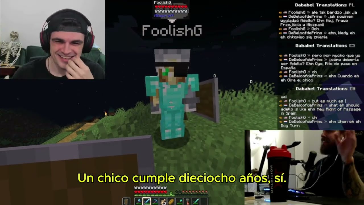 SHAPOO le explica a FOOLISH la tradición ESPAÑOLA que mencionó VEGETTA 😂🤣
