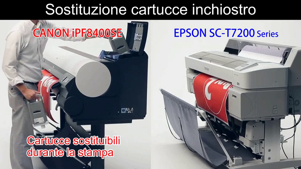 Canon IMAGEprograf IPF8400SE Vs EPSON Surecolor T7270