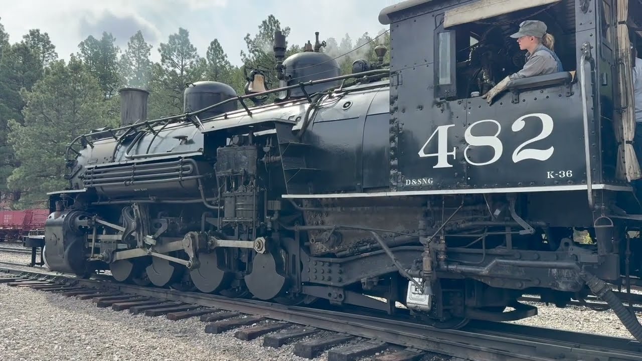 Railfanning Durango & Silverton Narrow Gauge Railroad - No.482 Baldwin Mikado
