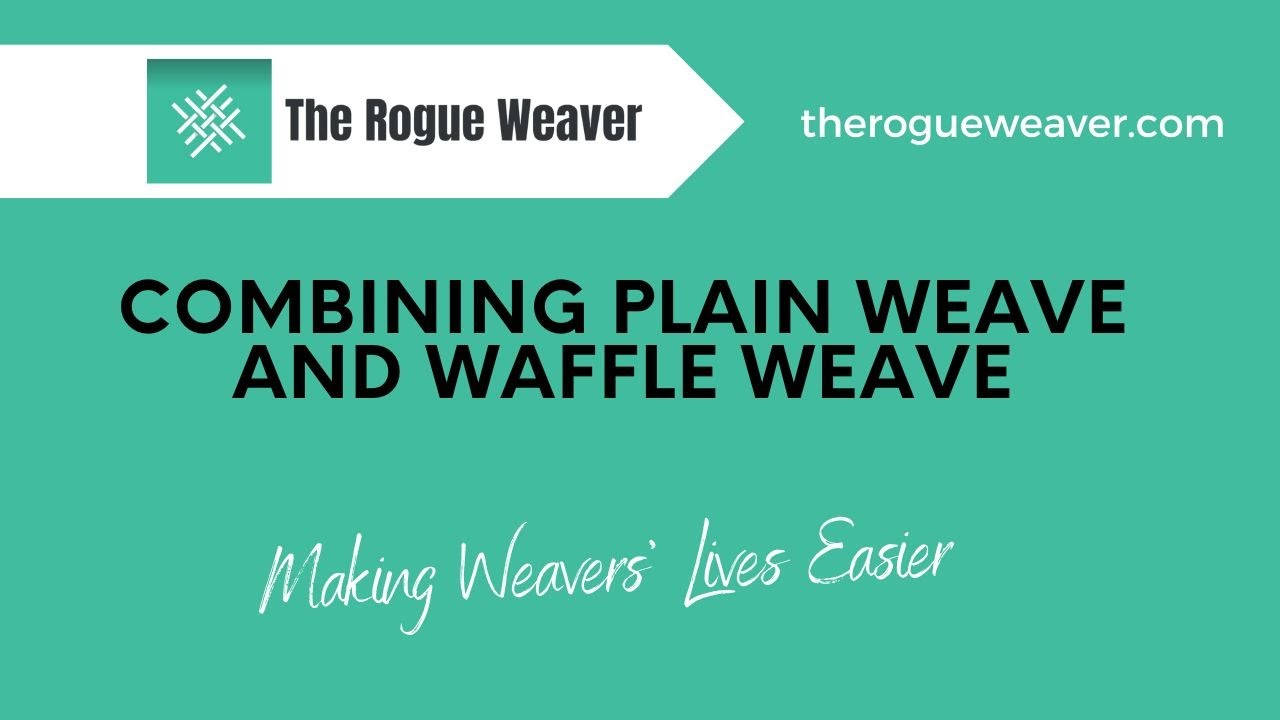 Сочетание простого и вафельного плетения / Плетение «Rogue» / #WaffleWeave