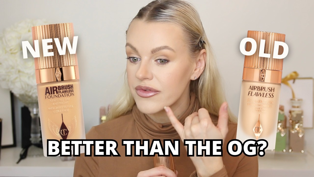 THE NEW AIRBRUSH FLAWLESS FOUNDATION ♡ New Vs Old Formula