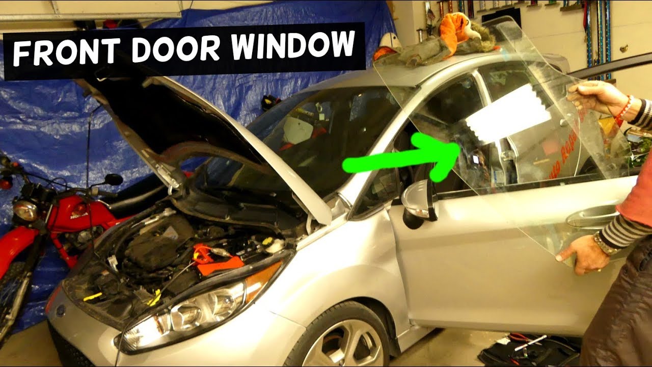 HOW TO REMOVE AND REPLACE FRONT DOOR WINDOW ON FORD FIESTA MK7 ST SE S