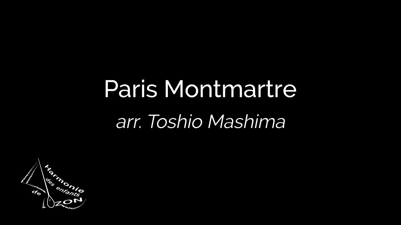 Paris Montmartre - Toshio Mashima