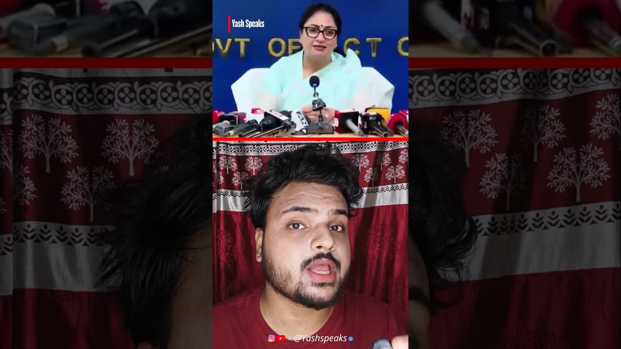 🪧 YSS Student Protest Canceled by Rekha Gupta Government #shorts