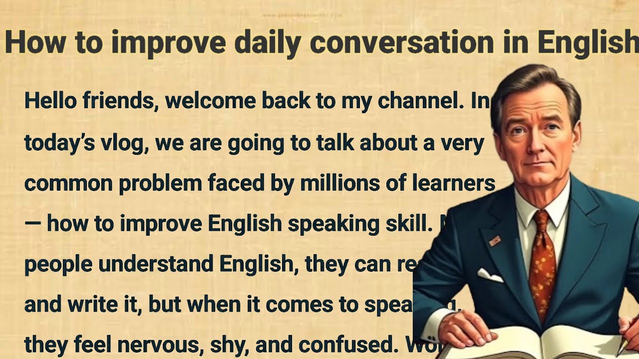 How to improve daily conversation in English 