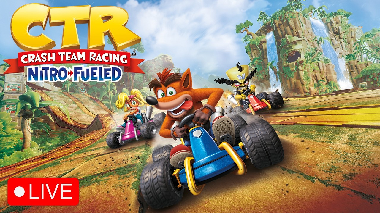 🔴 PLATINANDO CRASH TEAM RACING 🔴